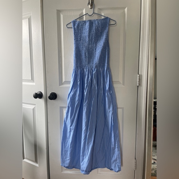 Blue Stripe Sleeveless Dress cosima hill house - Picture 5 of 5